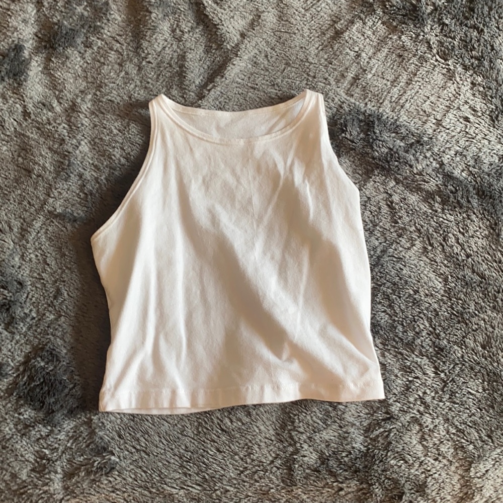White crop top